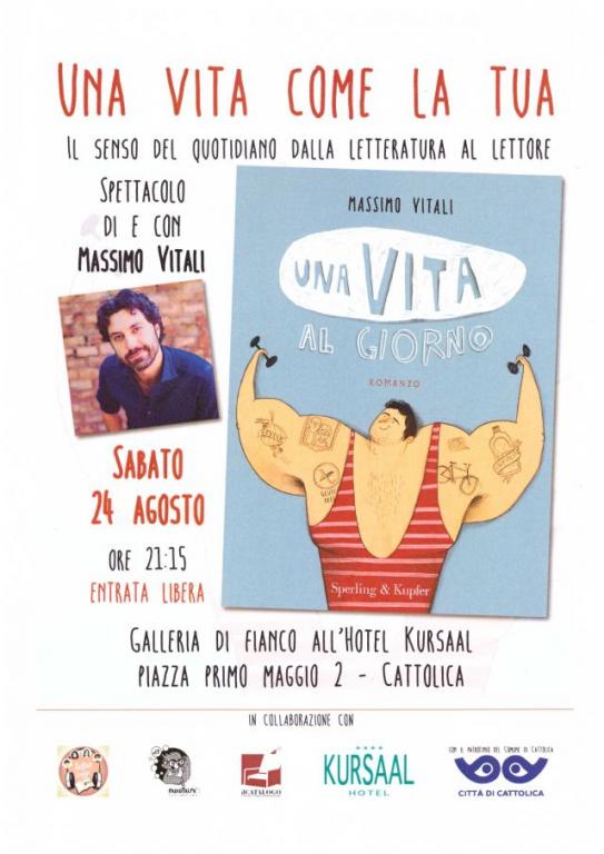 Spettacolo letterario "Una vita come la tua" con Massimo Vitali