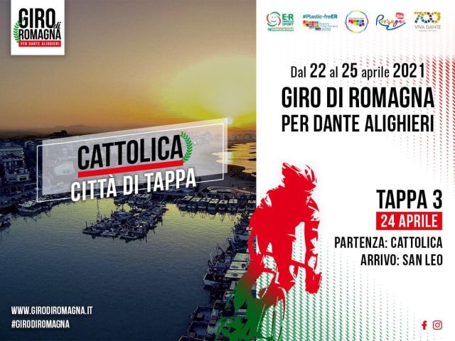 Cattolica – San Leo, terza tappa del Giro di Romagna per Dante Alighieri