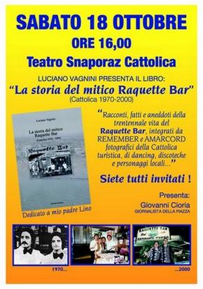 La storia del mitico Raquette Bar - sab 18 ott ore 16 al Teatro Snaporaz