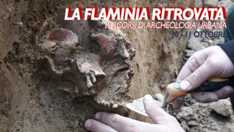 Flaminia Ritrovata, archeologia urbana, antico tracciato, erika valli, soprintendenza, kevin ferrari, marcella may, sepolture