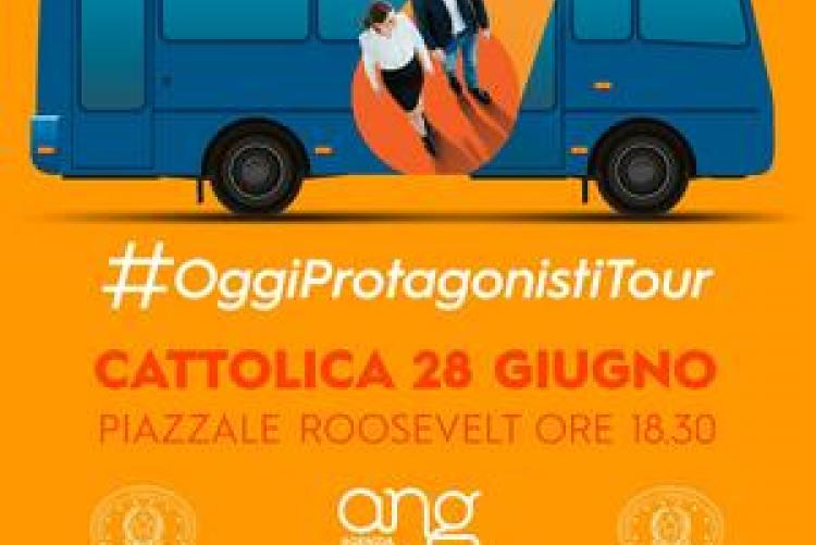 Locandina Tour "OGGI PROTAGONISTI"