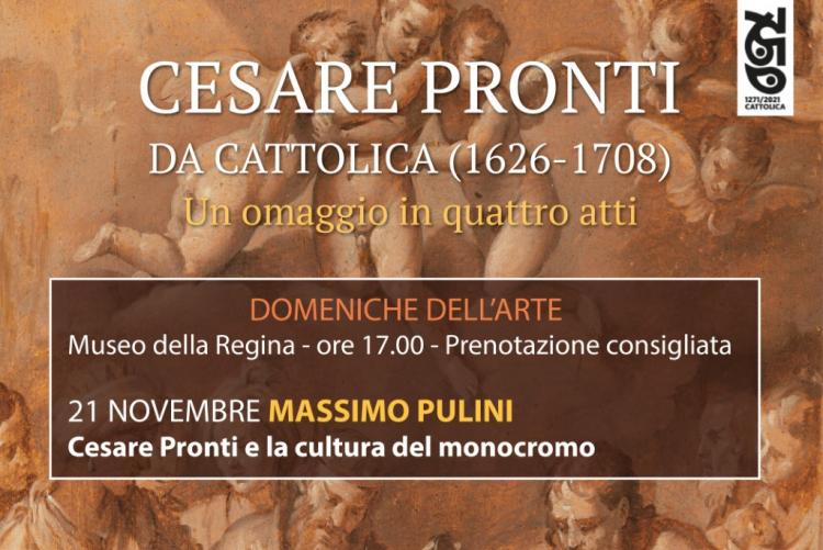 Massimo Pulini, Cesare Pronti, Museo della Regina, Domeniche dell'arte, arte barocca italiana